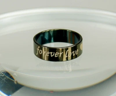 Anillo Forever Love Espresso color acero inoxidable para hombre talla 11,5 Foto 1 de 4