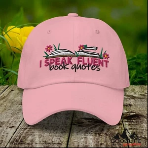 Gorra de béisbol Club I Speak Fluent Book Citas Papá Sombrero para mujer - Imagen 1 de 30