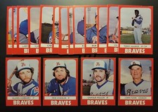 1980 TCMA Richmond Braves Team Set w/ Glenn Hubbard++ (21/23 Cards)