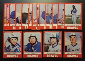 1980 TCMA Richmond Braves Team Set w/ Glenn Hubbard++ (21/23 Cards)