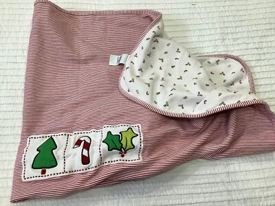 Gymboree 2001 Red White Christmas Baby Blanket - Image 1 of 4