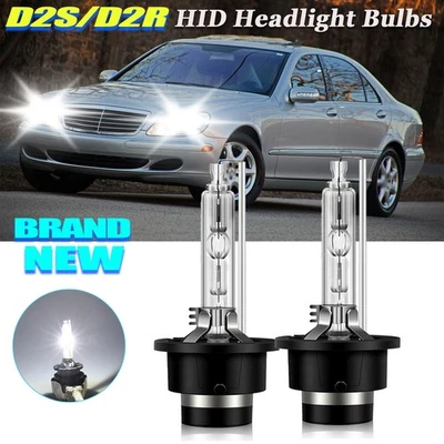 For Mercedes-Benz S430 2000-2006 2X D2S HID Headlight Low Beam 6000K Bulbs D2R - Image 1 of 4
