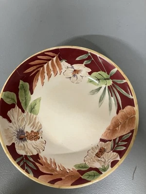 Juego de 4 ensaladeras vintage de Home Trends, aptas para lavavajillas y microondas. Foto 1 de 4