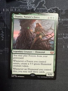 MTG Commander DSK M Titania, Nature's Force #0202 - Imagen 1 de 1