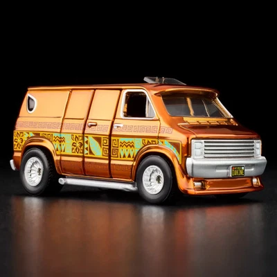 Dodge Tradesman Van (Naranja) Chase Red Line Club años 70 exclusivo de Hot Wheels RLC Foto 1 de 4