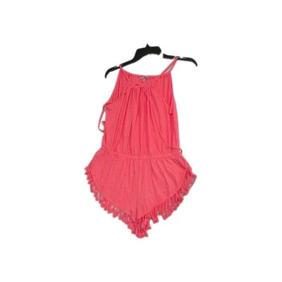 Mamelucos de mujer Victorias Secret pequeños rosas de una pieza con borlas con correa de espagueti Foto 1 de 4