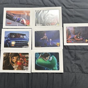 Lotto 7 litografie esclusive DISNEY Movie Club 5x7 collezione film Pixar - Foto 1 di 8