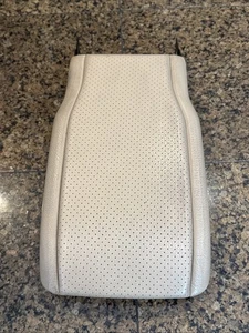 1994-97 Mercedes-Benz W140 S-Class Center Console TAN Leather Arm Rest Cover - Bild 1 von 21