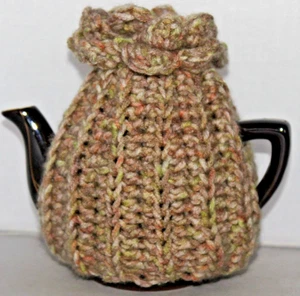 Hand Crocheted Variegated Yarn 2 Cup Tea Cosy - Made in Australia - Picture 1 of 3