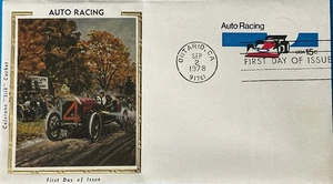 Colorano Silk U587 Auto Racing Embossed Envelope Ontario, CA - Picture 1 of 1