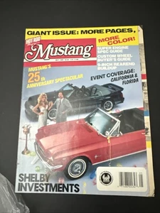 MUSTANG HOT ROD MAGAZINE MAY 1989 SHELBY INVESTMENTS CALIFORNA & FLORIDA EVENTS - Picture 1 of 6