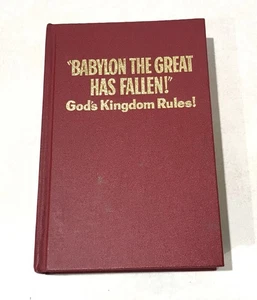Babylon the Great Has Fallen by Watchtower Bible, 1963, First Edition HC Vintage - Bild 1 von 9