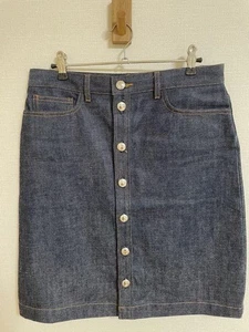 A.P.C. Denim Skirt Knee Length 38 - Picture 1 of 10