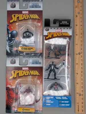 Jada Nano Metalfigs Spider-Man Marvel Stealth 2099 Agente Anti-Venom Carnage  Foto 1 de 4