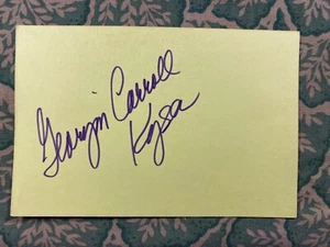 Georgia Carroll - Carolina Blues - Azul marino - Thousands Cheer - Autógrafo 1980 - Imagen 1 de 2