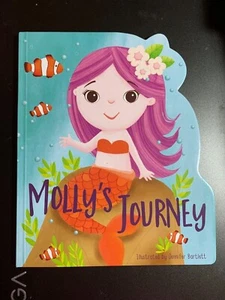 MOLLY'S JOURNEY KINDER BOARDBUCH BRANDNEUE MEERJUNGFRAU - Bild 1 von 2