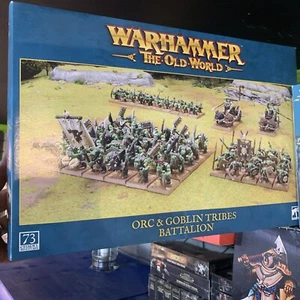 Warhammer The Old World Battalion: Orc & Goblin Tribes New ARMY BOX! MAKE OFFER! - Picture 1 of 1
