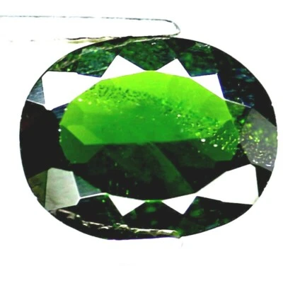 SHOLA Echt 2,19 Ct Natürlicher Grün Chrom Diopsid aus Russland - Bild 1 von 2