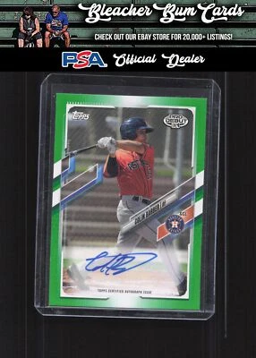 2021 Topps Pro Debut PD-110 Colin Barber Green #/99 - Image 1 of 2