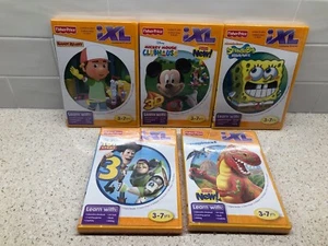 Fisher Price iXL Learning System 5 New Sealed Games : Mickey SpongeBob Toy Story - Picture 1 of 5