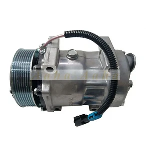 A/C Compressor 299-2212 2992212 for Caterpillar Backhoe Loader 416E 416F 420E - Picture 1 of 9
