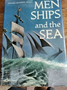 MEN, SHIPS & THE SEA NAT'L GEO. SOC. 1962 DONALD MCKAY CLIPPER SHIPS GOOD FREESH - Picture 1 of 8