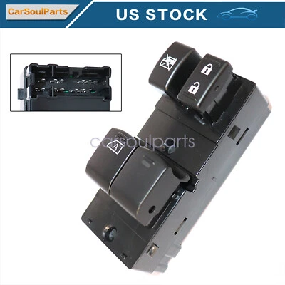 Interruptor maestro ventana eléctrica 25401-1PA0C para Nissan NV1500 NV2500 NV3500 2012-2021 Foto 1 de 4