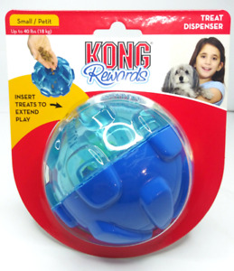 KONG Rewards Ball Puzzle Small Treat Dispensing Slow Feeder Dog Toy Up To 40lbs