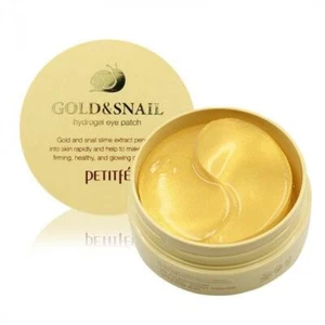 Parche para ojos de hidrogel Petitfee Gold & Snail 1,4 g*60 piezas cosméticos coreanos nuevo en caja - Imagen 1 de 4
