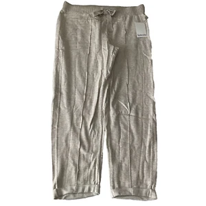 Splendid Sweatpants Womens Size XL Tan Stretch Waist Drawstring Tie - Picture 1 of 17