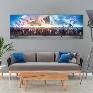 Star Wars Character Canvas Print, Poster Print, Star Wars Canvas Wall Art - Picture 1 of 11