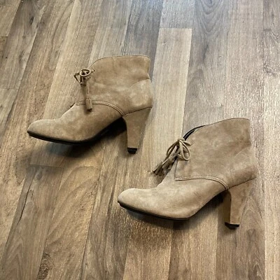 Botines Me Too de gamuza tostados talla 8 Foto 1 de 4