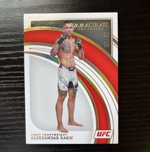 2022 Panini Immaculate UFC Aleksandar Rakic Gold /10 SSP #12 True Gold