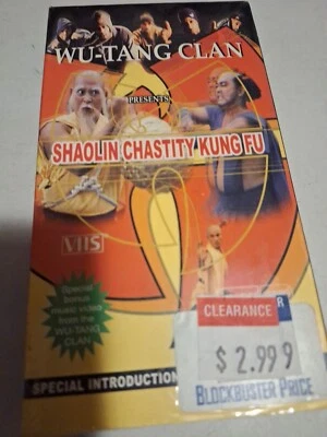 WU-TANG CLAN presents SHAOLIN CHASTITY KUNG FU VHS  - Image 1 of 3