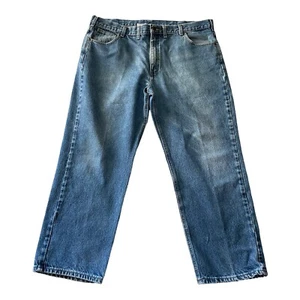 Carhartt Jeans Mens Size 44x30 Blue ￼Denim￼ Traditional Fit RN#14806 - Picture 1 of 5