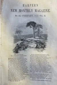 1851 Illustriertes Gedicht Der Reisende von Oliver Goldsmith - Bild 1 von 5