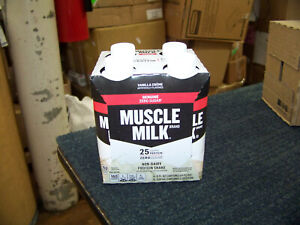 Muscle Milk Non-Dairy Vanilla Creme Protein Shake Zero Sugar 11 oz. Lot of 12