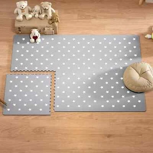 Grey Mat Kids Living Room Play Yoga Gym Exercise Fitness Rug Carpet Tile - Picture 1 of 7