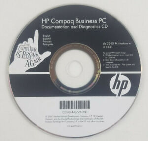 HP Compaq Business PC Diagnostics and Documentation CD DX2300 Microtower