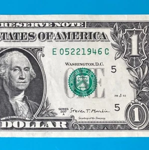 May 22, 1946 (E 05221946 C) BIRTHDAY Note $1 One Dollar Bill - Picture 1 of 4