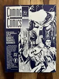 DC COMING COMICS-PREVIEW BOOK-DECEMBER 1994-BATMAN-PREDATOR-NEIL GAIMAN-RARE - Picture 1 of 2