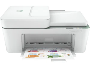 HP DeskJet Plus 4122 Wireless All-in-One Printer Instant Inkjet 7FS79B White New - Picture 1 of 6