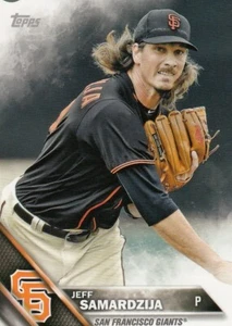 Lot of (10) 2016 Topps Mini JEFF SAMARDZIJA Card LOT SP/1000 #604 Giants - Picture 1 of 1