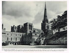 Chicheter Cathedral Sussex Vintage Picture Old Print 1962 CLPBOKAS#65