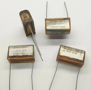 1 PC. Rifa Capacitor 250nF + 33 Ohm 630VDC/250VAC PMR2026 Rifa Evox - Afbeelding 1 van 1