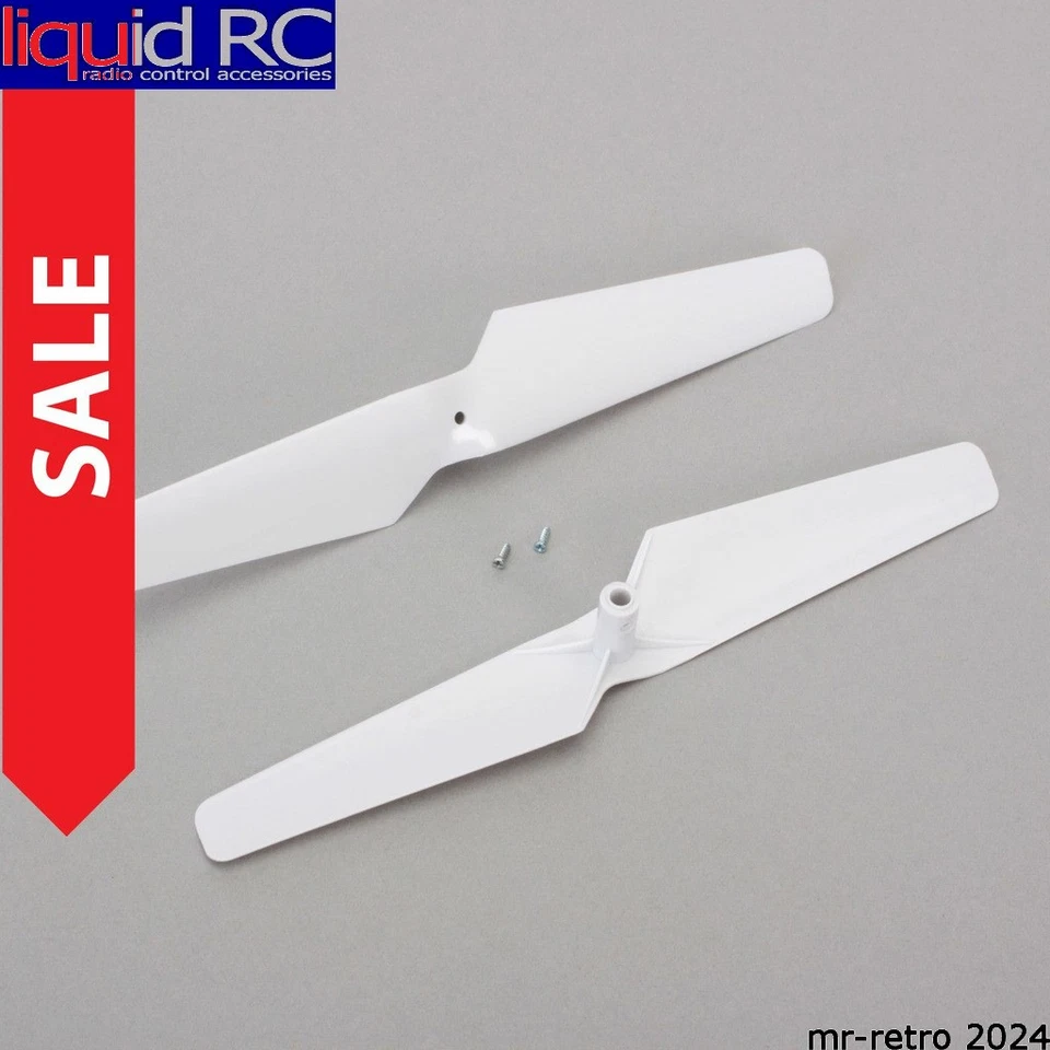 Blade Helis 7407 Prop CW e CCW rotação branca: 180 QX HD mQX - Imagem 1 de 1