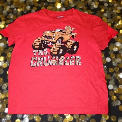 Old Navy Boys Small Size 6-7 T- Shirt " Cookie Crumbler" Monster Truck... - Image 1 of 4