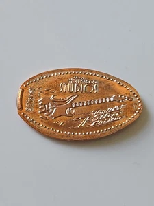 Guitarra 2025 WDW Disney Rock N Roller Coaster Aerosmith Pressed Penny A. - Imagen 1 de 2