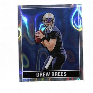 2025 Leaf The National NSCC Drew Brees 3/5 Mini Blue Lava Parallel Card Saints - Picture 1 of 2