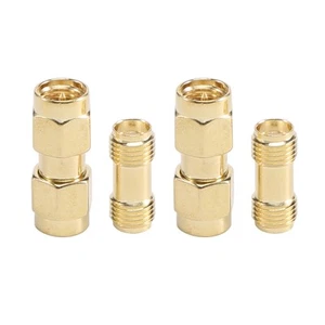 2X(2 Stueck Sma Maenlich Auf Sma Maennich Wtyczki + 2 Stueck Sma Kobieta 7485 - Zdjęcie 1 z 7